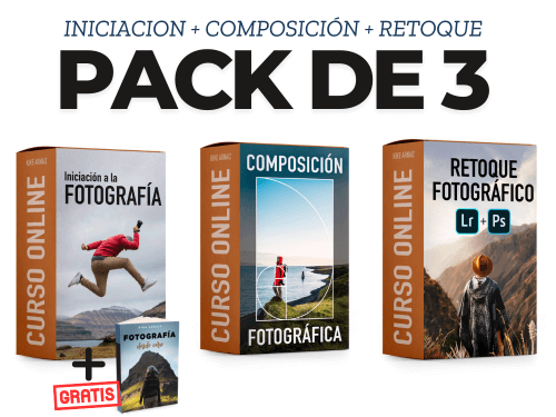 pack de 3 cursos de fotografia de kike arnaiz