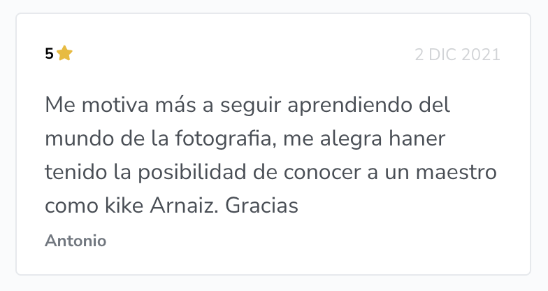 Opinión del pack de 3 cursos de fotografía de Kike Arnaiz y All These Humans